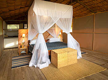 Laikipia Wilderness Palm Camp: Doppelbett Laikipia Wilderness Palm Camp: Doppelbett