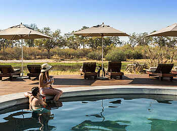 Machaba Camp: Am Pool