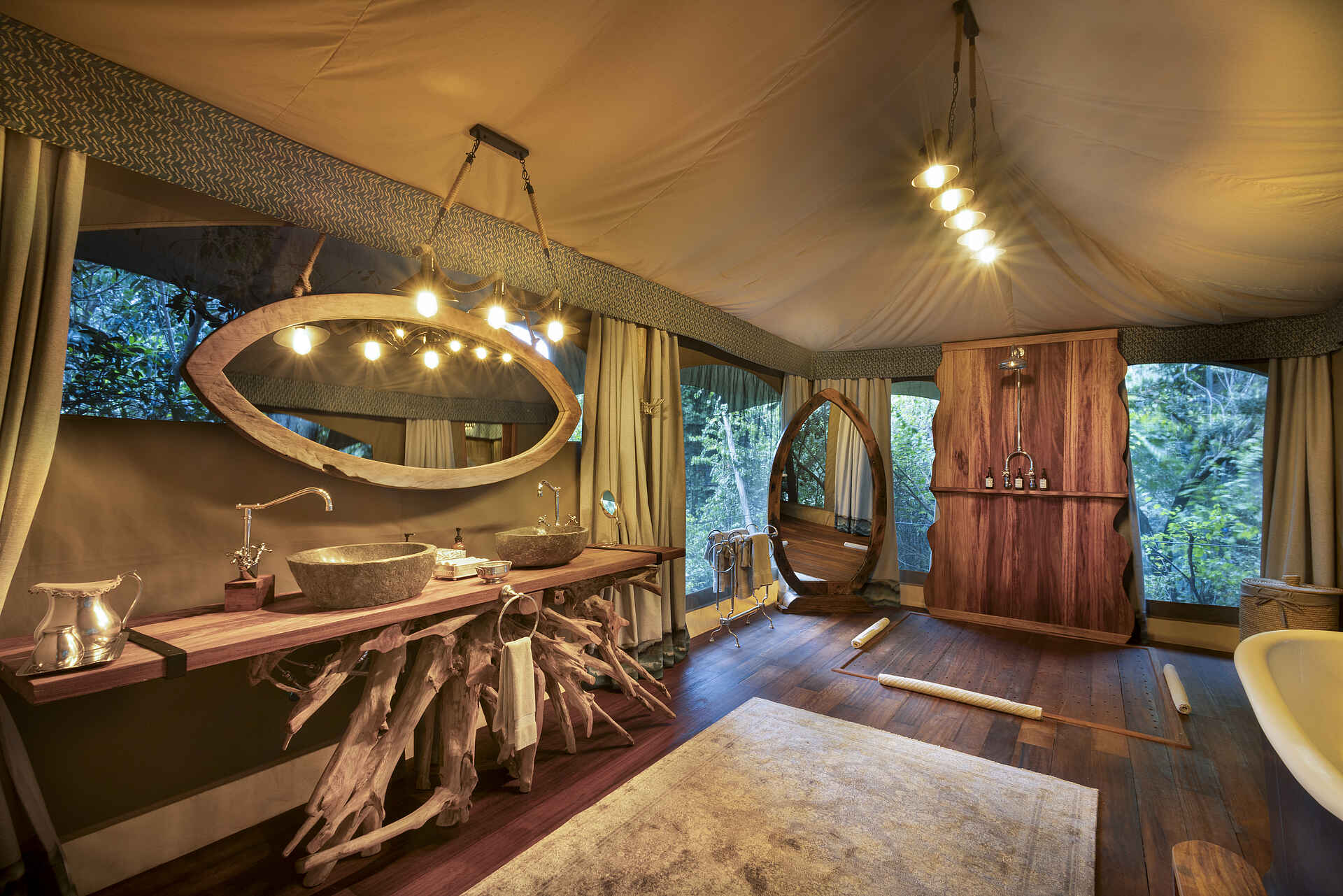 Mara Toto Tree Camp: Badezimmer