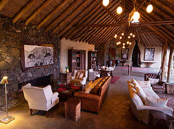Ol Donyo Lodge: In der Lounge Ol Donyo Lodge: In der Lounge