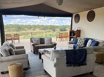 Ol Pejeta Bush Camp: Lounge