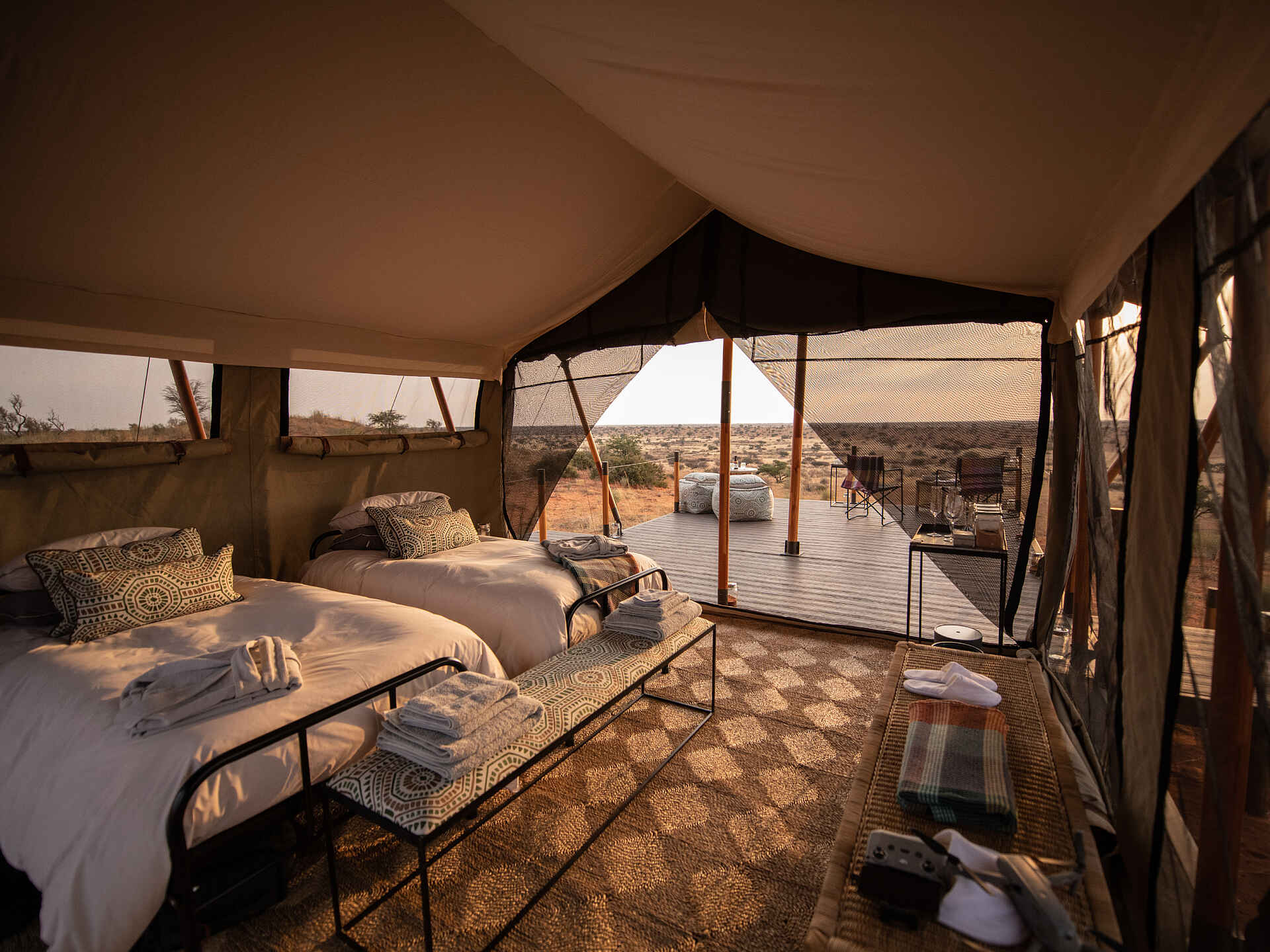 The Motse: Zelt mit Aussicht