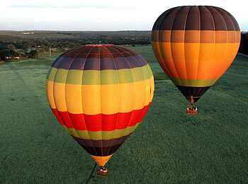 Thornybush Game Lodge: Fahrt mit dem Heißluftballon Thornybush Game Lodge: Fahrt mit dem Heißluftballon