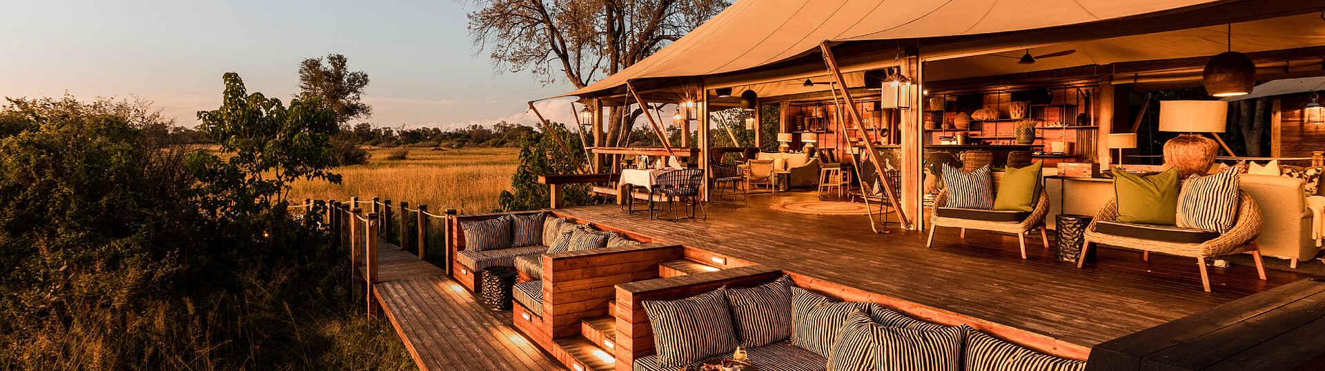 Terrasse des Tuludi Camps