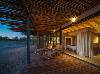 Anderssons At Ongava: Außendeck der Suite Anderssons At Ongava: Außendeck der Suite