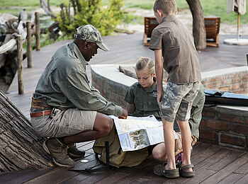 Somalisa Acacia Camp: Landkarte