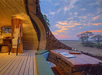Chisa Busanga Camp: Nestl Terrasse