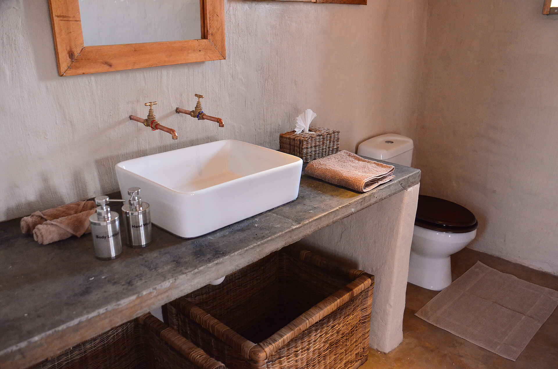 Chobe Elephant Camp: Waschtisch