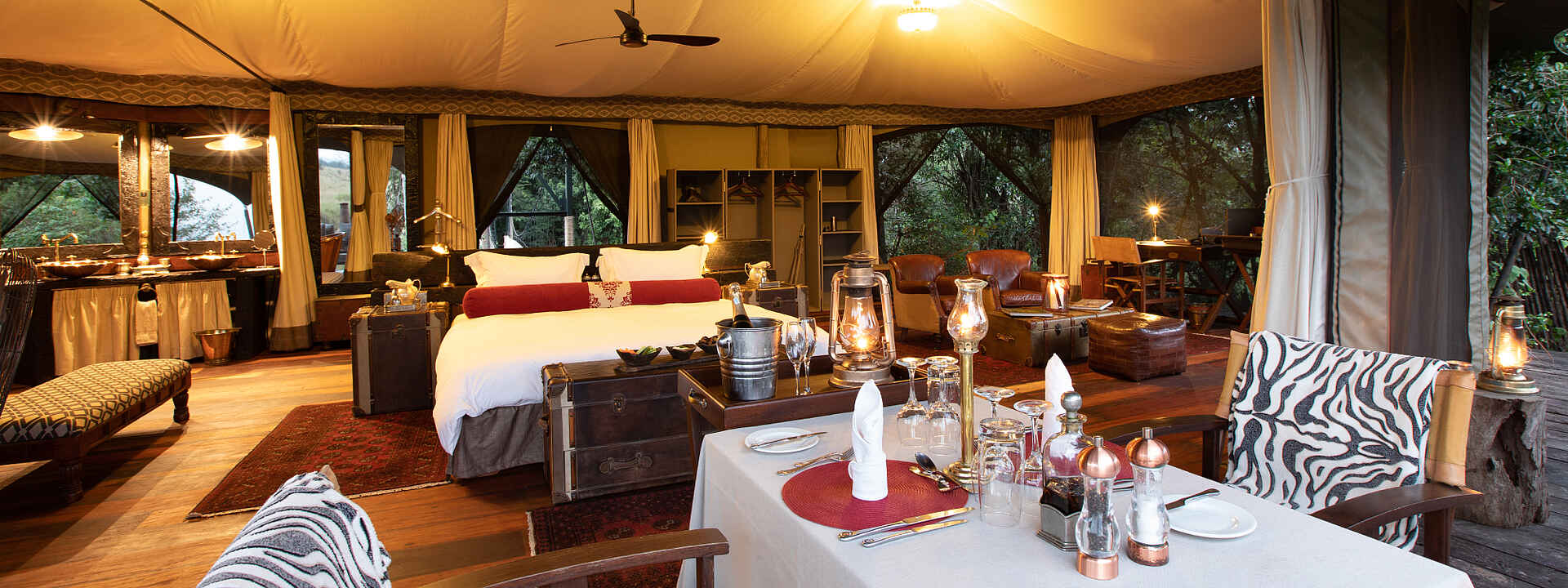 Mara Plains Camp: Blick ins Zeltinnere