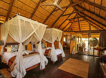 Nehimba Lodge: Einrichtung der Twin Rooms Nehimba Lodge: Einrichtung der Twin Rooms
