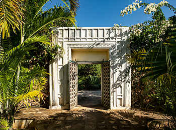 Qambani Luxury Resort: Der Eingang