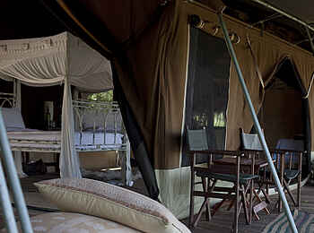 Serian Camp: Private Veranda