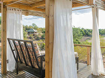 Simbavati Hilltop Lodge: Private Veranda