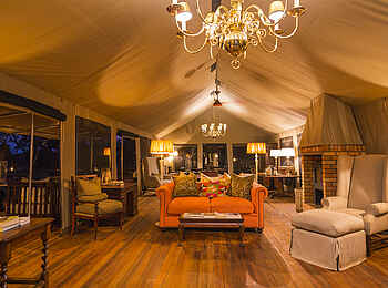 Verney's Camp: Innenansicht von Gästeunterkunft