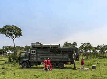 Angama Safari Camp: Vorbereitung