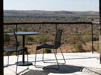 Jabali Ridge Camp: Aussicht vom Deck Jabali Ridge Camp: Aussicht vom Deck