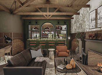 Laba Ngorongoro Lodge: Die Lounge Laba Ngorongoro Lodge: Die Lounge