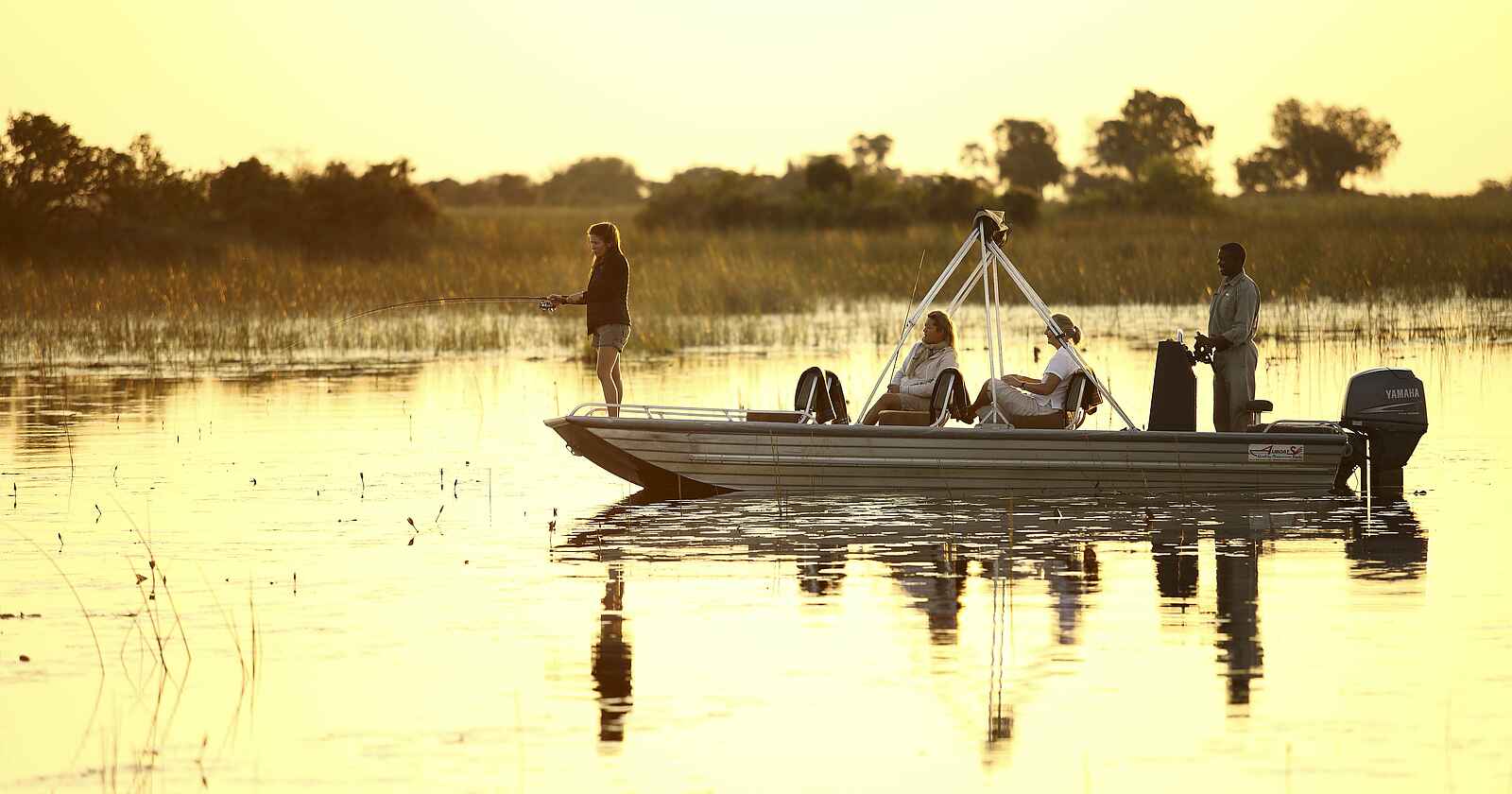 Nxabega Okavango Tented Camp: Bootstour Nxabega Okavango Tented Camp: Bootstour