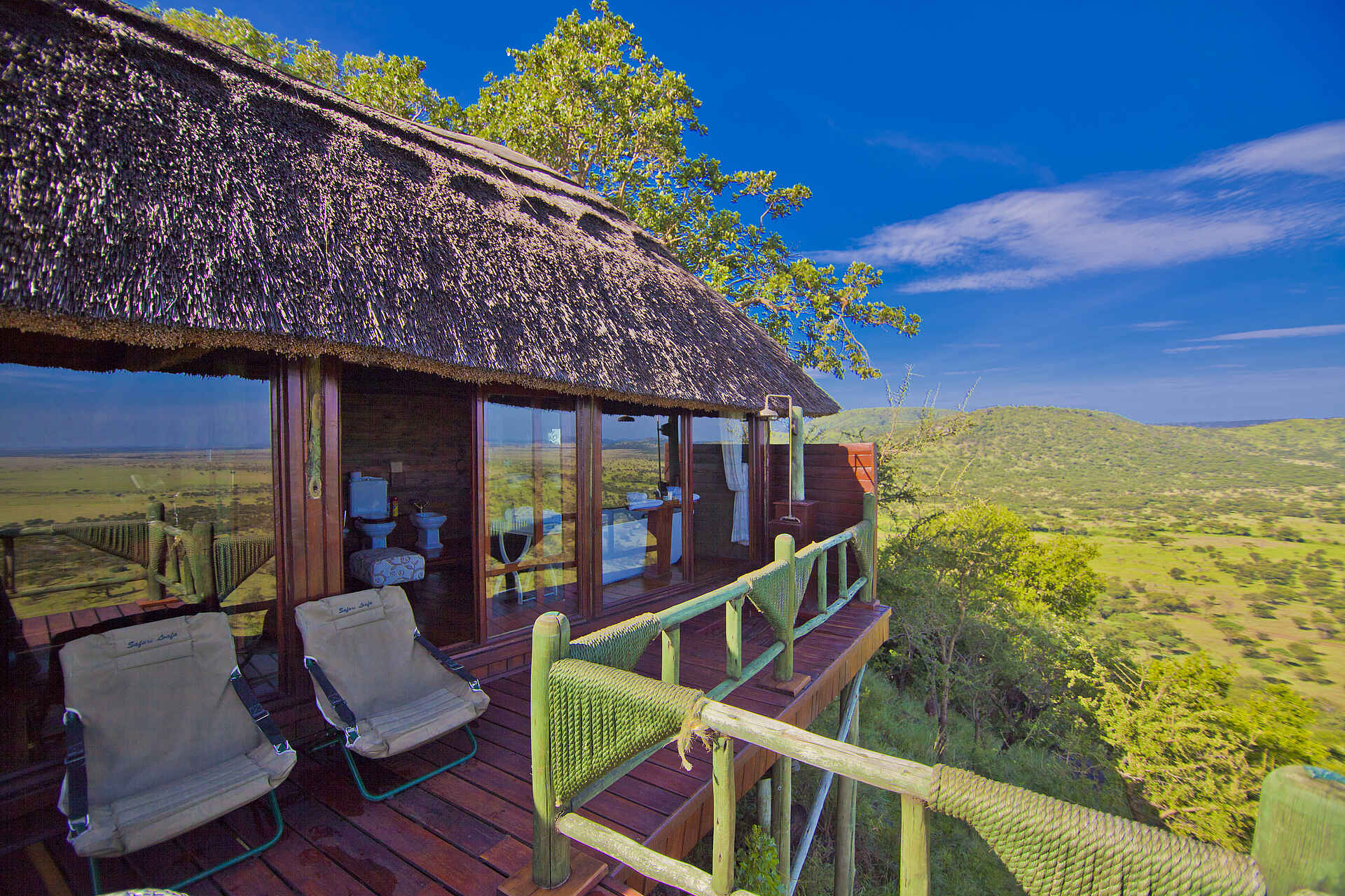 Mbali Mbali Lodges, Serengeti, Soroi Serengeti Lodge, Blick, Gästechalet, Privates Deck, Afrikarma, Afrikarma Safaris, Afrikarma Safaris - Wildnis. Hautnah., Afrikarma.de