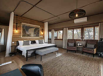 Toka Leya Camp: Ein Familienzelt Toka Leya Camp: Ein Familienzelt