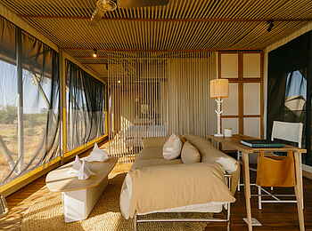 Wilderness Mokete Camp: Wohnbereich