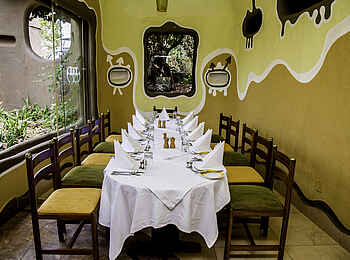 Mara Serena Safari Lodge: Separater Bereich im Speisesaal Mara Serena Safari Lodge: Separater Bereich im Speisesaal
