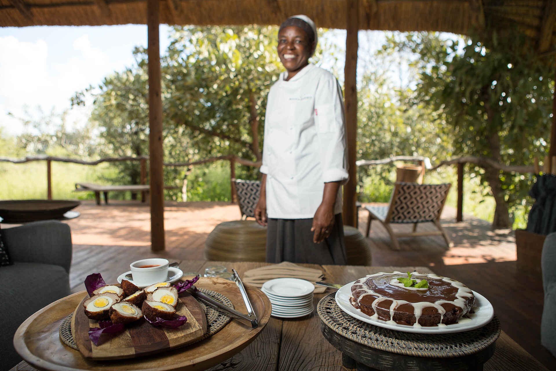 Afrikarma, Afrikarma Safaris, Afrikarma Safaris. Wildnis. Hautnah., Afrikarma.de, Essen, Frühstück, Mittagessen, Peronal, Service, Snack