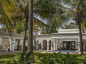 Baraza Resort & Spa Zanzibar: Blick auf die Royal Beach Villa Baraza Resort & Spa Zanzibar: Blick auf die Royal Beach Villa