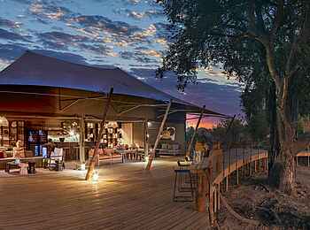 North Island Okavango Safari Camp: Der Zentralbereich