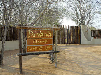 Divava Okavango Lodge and Spa: Ankunft an der Lodge Divava Okavango Lodge and Spa: Ankunft an der Lodge