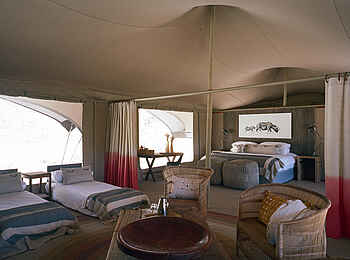 Hoanib Valley Camp: Gästezelt Lounge