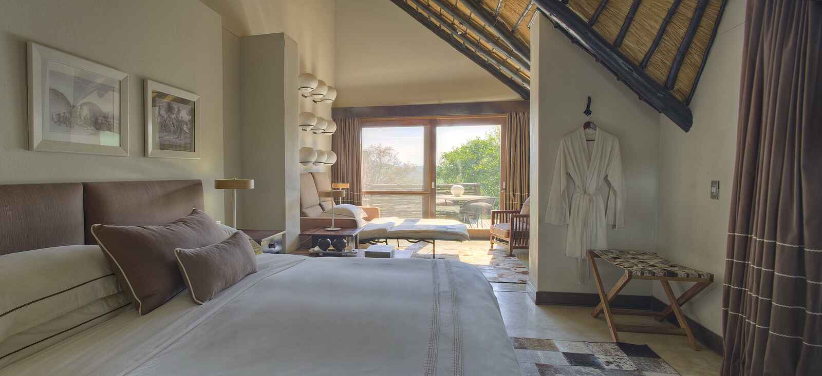 Phinda Mountain Lodge: Doppelzimmer mit Zusatzbett Phinda Mountain Lodge: Doppelzimmer mit Zusatzbett