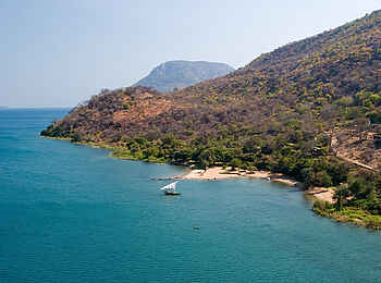 Pumulani Lodge: Die Seehänge um Pumulani