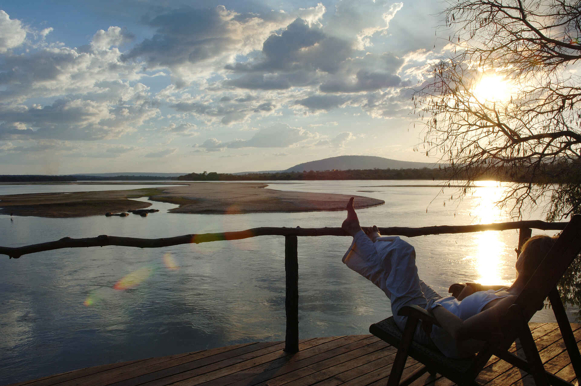 Sand Rivers Selous: Entspannen am Fluss