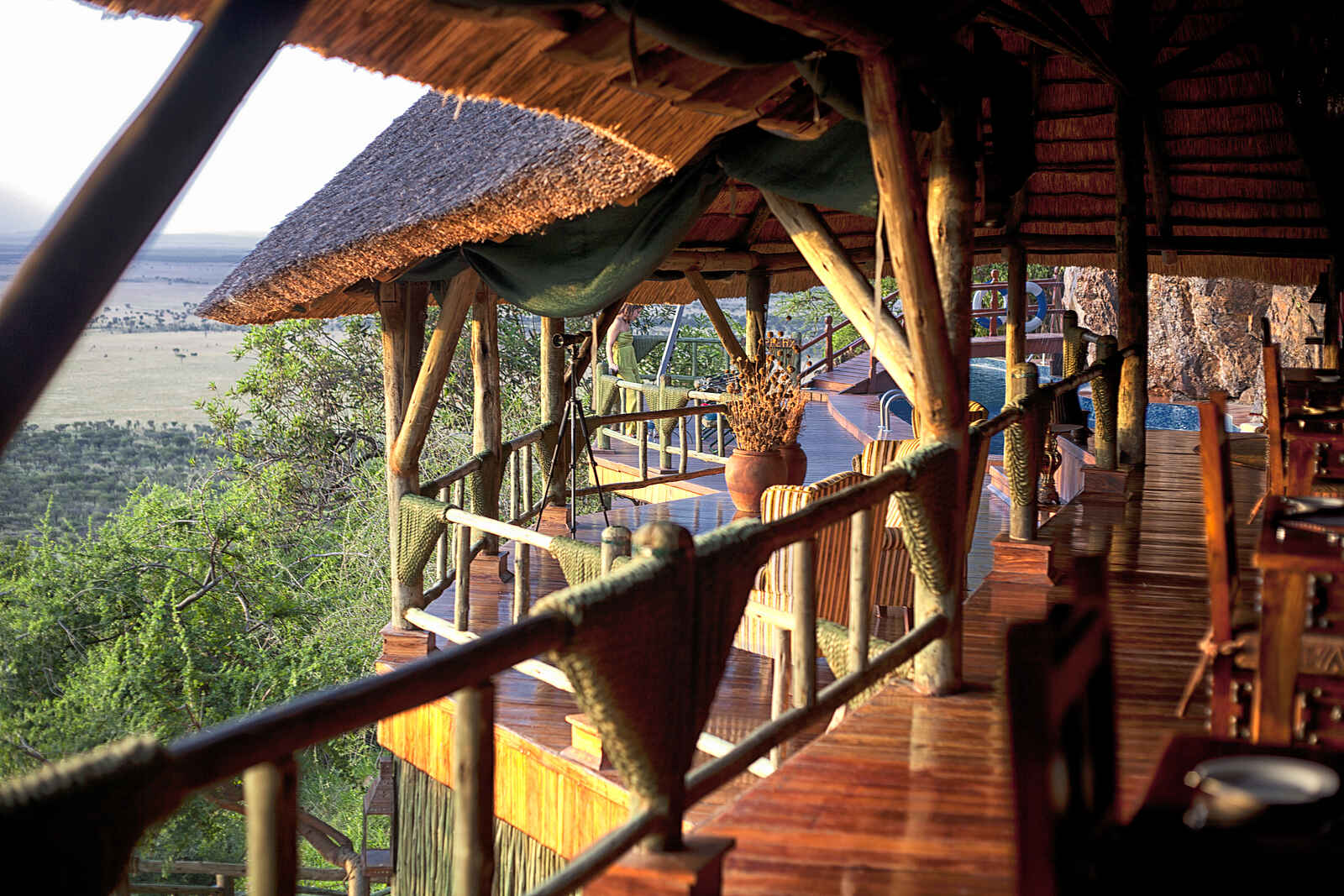 Soroi Serengeti Lodge: Aussichtsdeck Soroi Serengeti Lodge: Aussichtsdeck