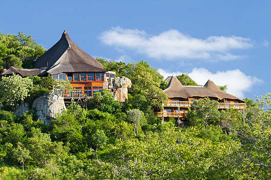 Ulusaba Rock Lodge: Außenansicht der Lodge Ulusaba Rock Lodge: Außenansicht der Lodge
