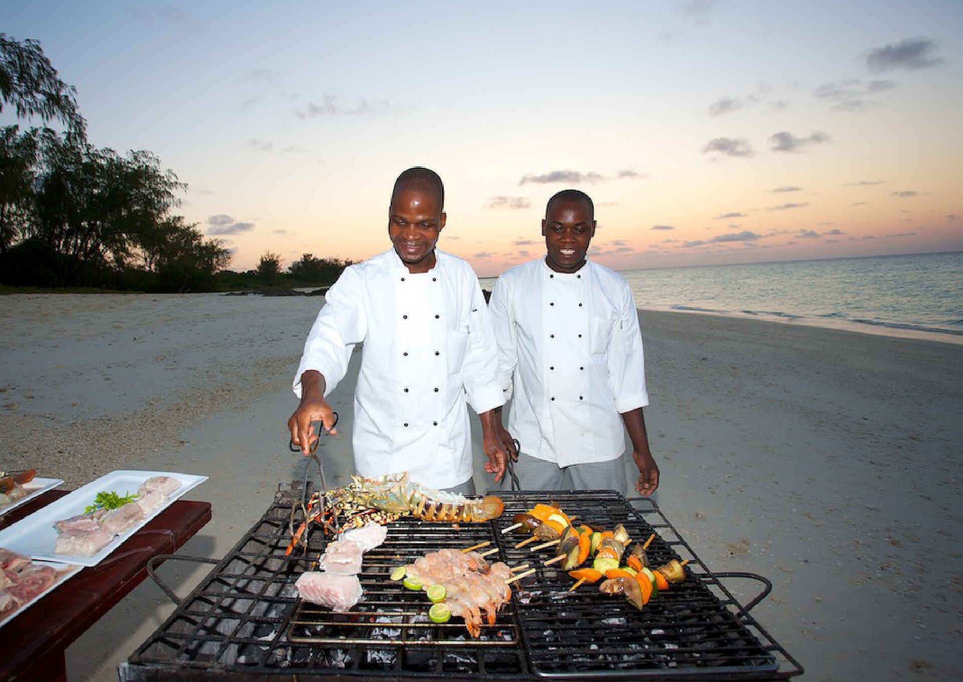 Vamizi Island: Strandbarbecue