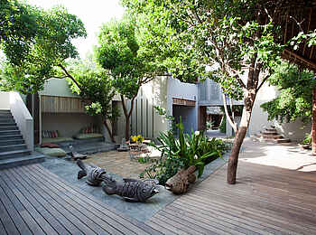 Vamizi Island: Suluwilos abgesenkter Innenhof