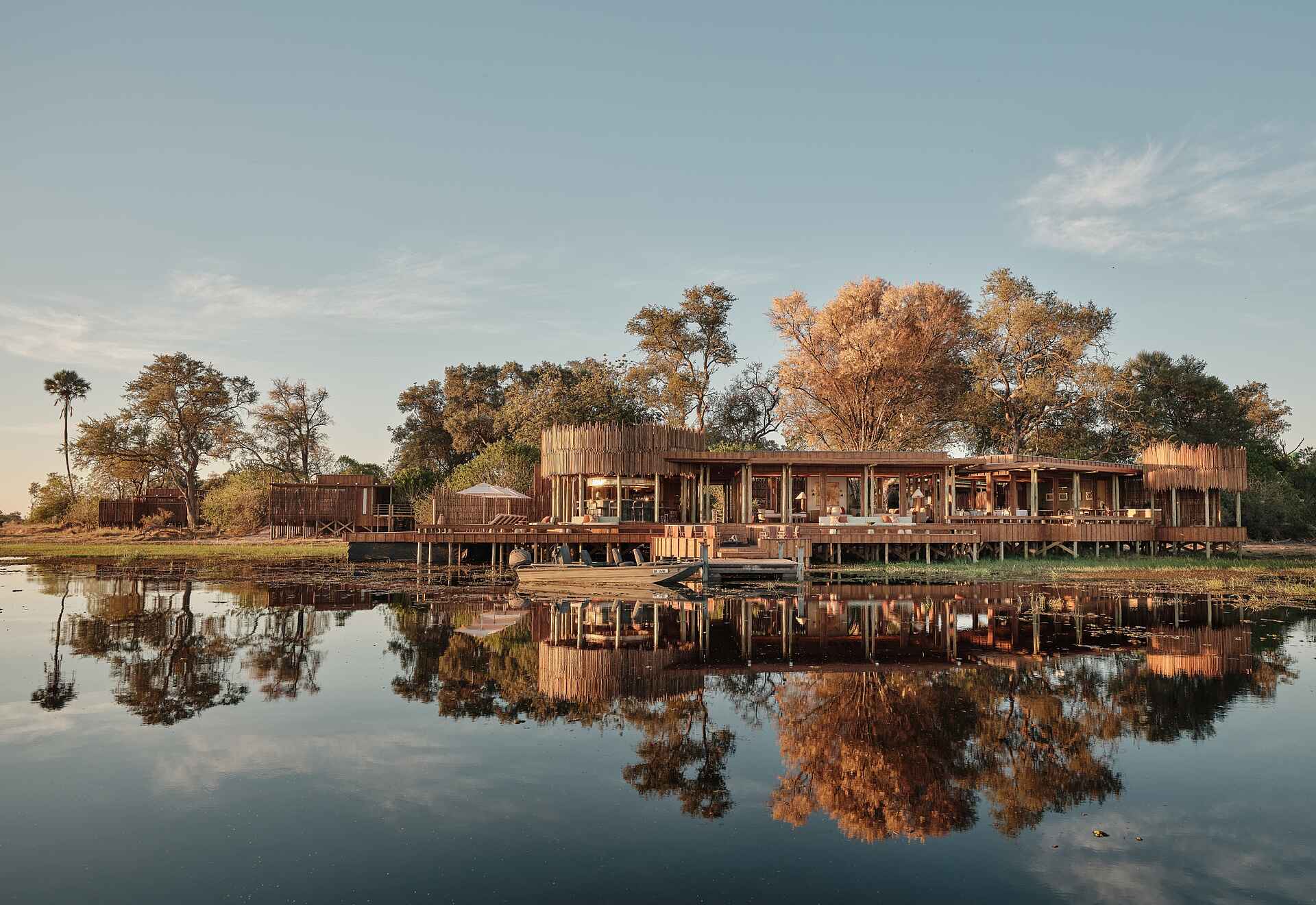 Baines Lodge: Blick auf die Lodge