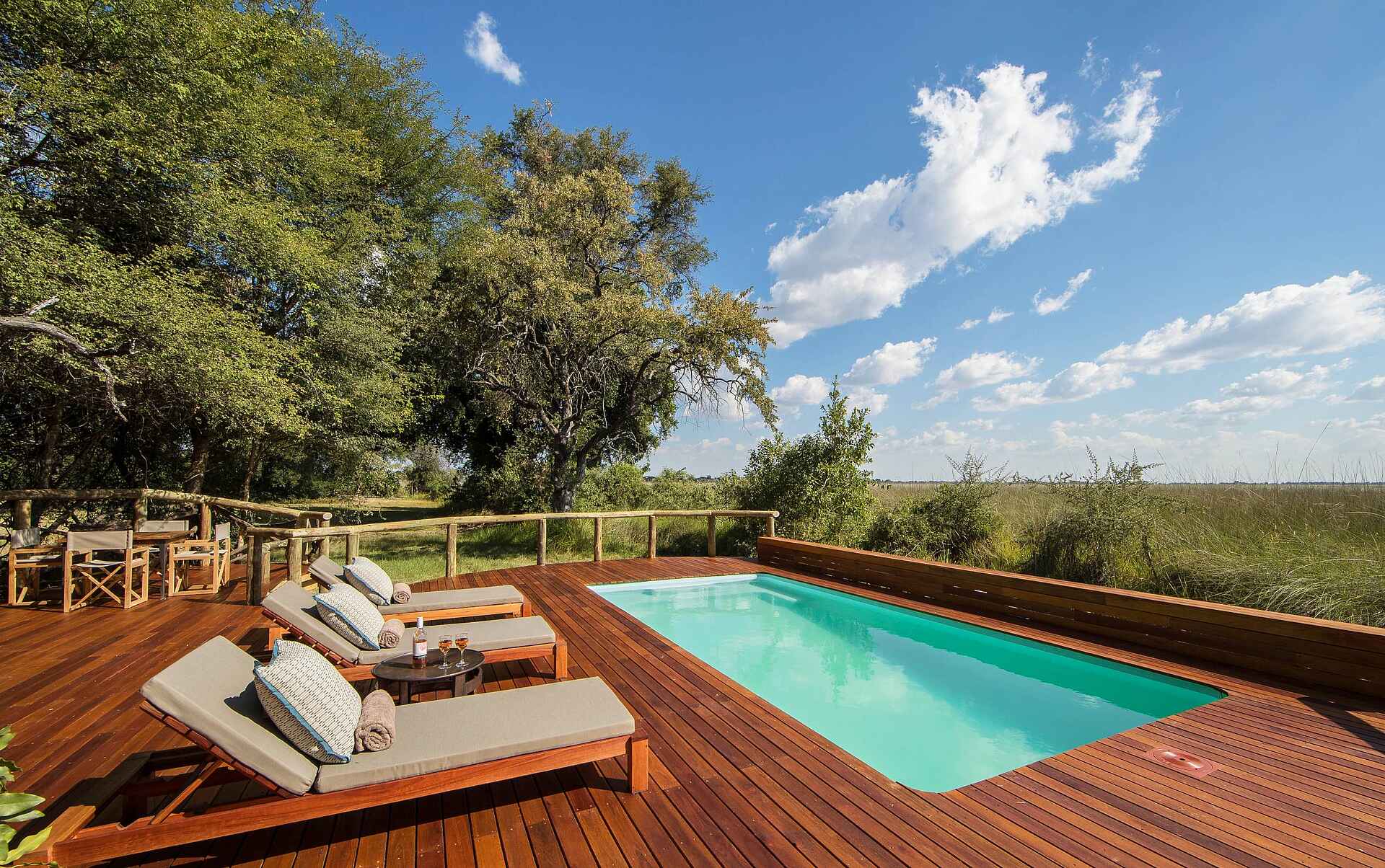 Camp Moremi: Der Pool