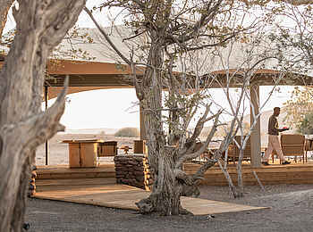 Desert Rhino Camp: Weg zum Zentralbereich