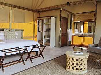 Ghoha Hills Savuti Lodge: Chalets in der Lodge