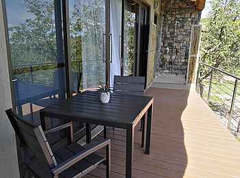 Safarihoek Lodge: Luxury Room Veranda