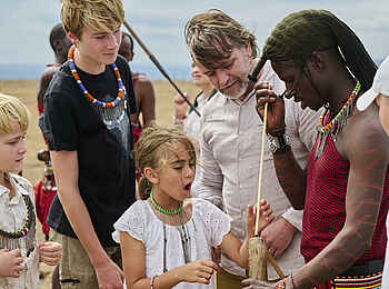 Saruni Leopard Hill: Begegnung Saruni Leopard Hill: Begegnung