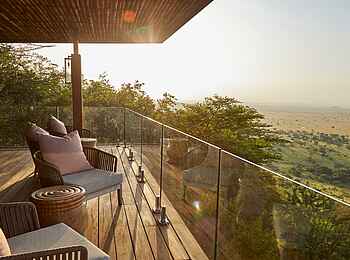 Singita Kilima Villa: Ausblick Singita Kilima Villa: Ausblick