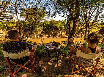 Tipilikwani Mara Camp: Blick auf den Fluss
