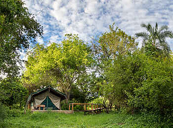 Ruzizi Tented Lodge: Zelt im Grünen