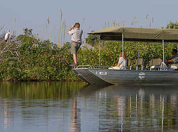 Camp Xakanaxa: Bootsfahrt