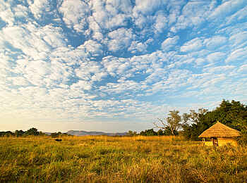 Kuyenda Bushcamp: Gästechalet am Rand der Savanne