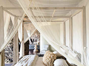 Singita Boulders Lodge: Schlafbereich